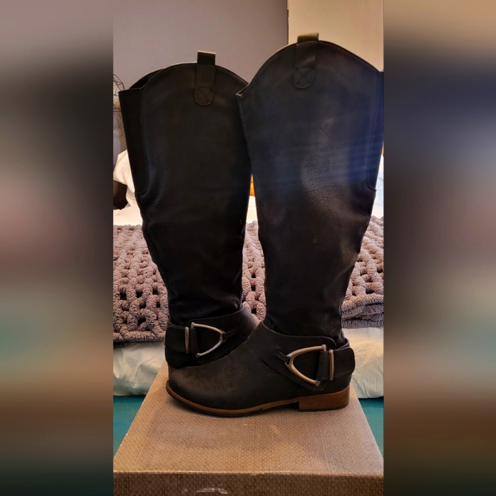 Maurices Riding Boots- Laura black size 8